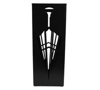 Metal Umbrella Holder,Square Umbrella Stand Rack for Entryway,Umbrella Storage Bucket Metal Rustproof Compact Fast Drying Umbrella Rack Holder for Entryway Foyer Black