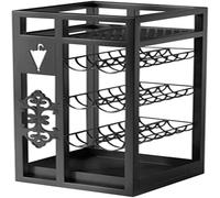 Metal Umbrella Stand, Freestanding Umbrella Holder Rack for Entryway, Home and Office Decor, Ideal for Canes and Walking Sticks, Gold Finish