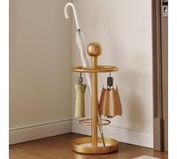 Metal Umbrella Stand Holder - Stylish Entryway Storage Rack Organizer for Home, Office & Patio Decor, Convenient Round Design, Durable & Functional Umbrella Stand