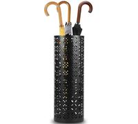 Metal Umbrella Stand Housewares Umbrella Stands Metal Mesh Umbrellas Holder Waterproof Rainshade Storage Rack 16.5 x 6 x 6 inch Indoor Walking Stick Holder for Home Porch Decor Rack(black,15 * 42cm)