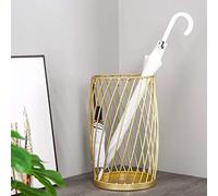 Metal Umbrella Stand with 4 Hoo - Slish Entryway Umbrella Holder & Cane Rack, Perfect for Hallway & Home Office - Umbrella Sto Solut