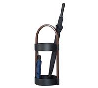 Metal Umbrella Stand with Hooks - Wrought Iron Holder for Home Office, Classic Design, 33x69 cm