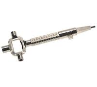 Metal Universal Key for Profile Cylinder with Square Drive
