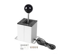 Metal Usb Emulator Shifter For Logitech G29 G27 G25 G920 And For Thrustmaster T300rs Gt With 6 Plus R Gears For Ats Ets Dirt Rally Wrc Simulation On For Windows Pc(7-speed)