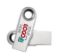 Metal USB Flash Drive 32GB 64GB 128GB Metal Style USB 2.0 Thumb Drive, Waterproof Memory Stick Small Size USB Drive for Office/Clients/School and More (128, GB)