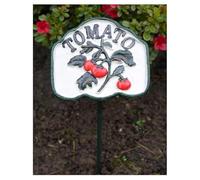 Metal Vegetable Markers Plants Labels Garden Decoration Sign Outdoor Ornament Veg Tags Heavy Duty (Tomato)