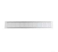 Metal Vent Cover 60mm with Insect Mesh Screen(60x400mm) | for durable aluminium alloy, 60mm rectangular size, silver finish, prevents dust entry, easy clean