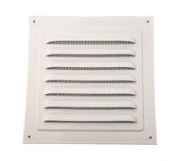 Metal Vent Cover for Soffit Vents with Built-In Nylon Mesh Grille, Aluminum Alloy Frame Provides Resistance to Rust and Mechanical Damage (165x165mm)
