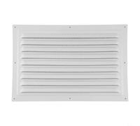 Metal Vent Cover,Square Aluminum Soffit Ventilation Louver Grille Cover with Mesh Vent, Duct Extractor Grill, for Wall Ceiling Bedroom(200X300mm)