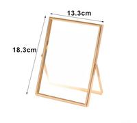 Metal Vertical Photo Frame Suitable For Using As A Message Board With Erasable Film, Combining Photo Display And Practical Organization Features(b)
