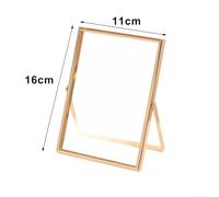 Metal Vertical Photo Frame Suitable For Using As A Message Board With Erasable Film, Combining Photo Display And Practical Organization Features(a)