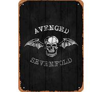 Metal Vintage Logo Avenged Sevenfold A7X Rev Plaque Poster Metal Tin Sign 8" X 12" Vintage Retro Wall Decor