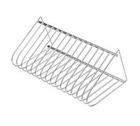 Metal vinyl album organizer holds up to 10 records for music lovers and collectors