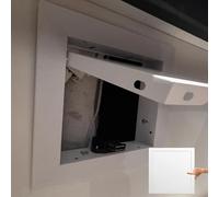 Metal Wall Access Panel for Drywall, Waterproof Attic Access Hatch White, Shower Valve Service Door Panel, Kitchen Drain Pipe Hole Cover Plate(200x250mm(8x10in))