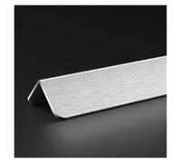 Metal Wall Angle Corner Protector, Stainless Steel Corner Guards, Silvery Protection Wall Corner Guard Wall Protection For Edge Door Frame Bumper Decor(W26mm/1in,L60CM/24IN)
