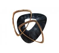 Metal wall art 'IT'S A MATCH' | Wall sculpture | Decor 31x31x2inches