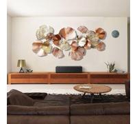 Metal Wall Art Sculpture - Modern Luxury Ginkgo Leaves Decor for Home, Living Room, and Bedroom - Elegant Metal Wall Decoration