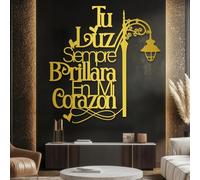 Metal Wall Artwall Decorblack Motivational Inspirational Quote Motivational Work Decoration Modern Sculpture For Living Room Bedroom Hallway And Stairs (Gol