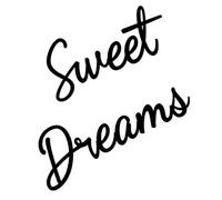 Metal Wall Decor Sweet Dreams Metal Wall Art Black Modern Sweet Dreams for Home Bedroom Wall Decor Above Bed
