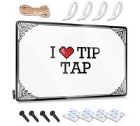 Metal Wall Decoration Nostalgic Spring Home Decor - I Love Tip Tap Accessory Rustic Style Artwork For Street(20X30CM)