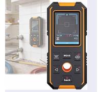 Metal Wall Detector, Handheld Scanner with LCD Display and Audio Alarm, Detects Metal, Cables, Wood, 50 Data Records