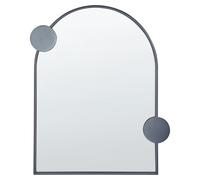 Wall Mirror AULON 69 cm 80 cm Metal Black
