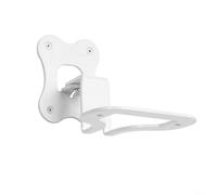 Metal Wall Mount Bracket for Harman For Kardon Enchant Speaker, Adjustable Holder with Left Right Rotation, Sturdy Steel Construction, Space Saving Design, White(White)