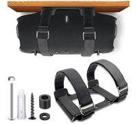 Metal Wall Mount compatible for jbl Xtreme 4 Portable Speaker for Jet Ski/Snowmobile/Boat/PWC's, secure holder Wall Bracket with adjustable strap for jbl xtreme 3/xtreme 2 for Ceiling (black)