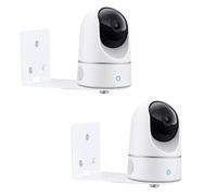 Metal Wall Mount Compatible with Eufy Security Indoor Cam E220/P24,Eufy Solocam S220/C210, Eufy 2C/2C Pro,Two Ways Install Camera Wall Mounting Bracket,Stick On or Screw, 2 Pack