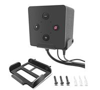 Metal Wall Mount for Fire TV Cube (3rd Gen) 2022 Released,Secure Metal Holder for fire TV Cube (1st Gen,2nd Gen),Sturdy Steel Stand with Soft Foam Hold fire TV Cube for Wall,Furniture,Ceiling (Black)