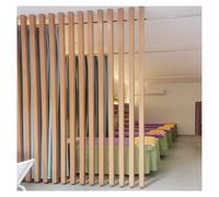Metal Wall Post Room Divider - Floor to Ceiling ion for Entrance Hall Slatted Column Decor Space Separator (9 Root 210cm/82.6in/6.88ft)