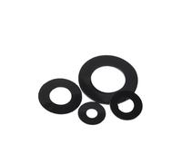 Metal Washers 50pcs 0.3mm .5mm .8mm M2.5 M3 M4 M5 M6 M8 M10 304 Stainless Steel Adjusting Shim Gasket Ultra Thin Plain Flat Washer(Black,M10X20X0.5-50PCS)