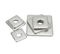 Metal Washers for Screws and Screws Bolts, 2-30pcs M3 M4 M5 M6 M8 M10 M12 M14 M16 304 A2-70 Stainless Steel Square Flat Washer Square Gasket Curtain Wall Shim(10x30x2.0 3pcs)