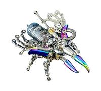 Metal Wasp Puzzle Building Set,Collectible Mechanical Insect Engineering Crafts for Home Office Decoration & Gift, 200+Pcs 3D Puzzles for Adults