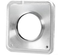 Metal Waste Valve Body Flange 50mm 75mm for Sewer Valve with Fitment for Campers Trailers RV Water Tank Drain Valve Connections (75mm)