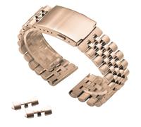Metal Watch Band for CASIO GM-110/GA-110/DW-5600/GW-B5600/GM2100/GA2100 | Convex End Replacement Stainless Steel Butterfly Buckle Bracelet Casual Men