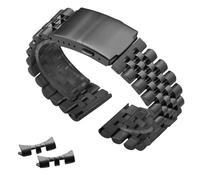 Metal Watch Band for CASIO GM-110/GA-110/DW-5600/GW-B5600/GM2100/GA2100 | Convex End Replacement Stainless Steel Butterfly Buckle Bracelet Casual Men