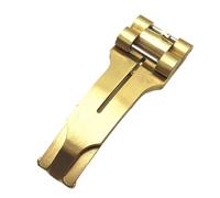 Metal Watch Buckle,Buckles 16mmx8 Watch Accessories Buckle For Rolex Three-ball All-steel Folding 16MM Men And Women(Gold)