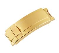 Metal Watch Buckle,Buckles Stainless Steel 9 * 9mm Micro Adjust Glide Lock Buckle Clasp For Rubber Strap With Screw Connect Gold Silver Rose Rosegold Tools(Gold)