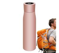 Metal Water Bottles,LED Thermal Bottle with Temperature Display | Non-Slip Bottom, Wide Mouth, Vacuum Insulated Water Bottle | for Travel Camping