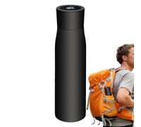 Metal Water Bottles | LED Thermal Cup Intelligent Buzzer Alarm Clock | Non-Slip Bottom, Wide Mouth, Vacuum Insulated Water Bottle,for Travel Camping