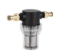 Metal Water Filter 3/4 GHT Inline Pre-Filter with Aluminum Coupler for Garden Spigot and Camping Essentials
