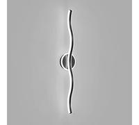 Metal Waves Long Wall Lamp, - Linear Wall Sconce with Acrylic Strip Shade, Modern LED Wall Lights, Simple Living Room Sofa Side Decorative Lighting Atmosphere Light 6000K , hanging modern chandel