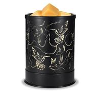 Metal Wax Melts Warmer 2-in-1 Electric Fragrance Candle Wax Melter and Wax Cubes with LED Light Aromatherapy Essential Oil Burner for Home Office Room Bedroom and Home Décor(Hummingbird Flock)