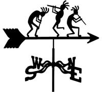 Metal Weather Vane Weathervane with Animal Silhouette Ornament Mfor Outdoor Roof Garden Mount Yard Decor Wind Vane Weathercock - Wind Direction Indicator,Cute Bunny (Performer Normal)