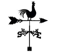 Metal Weather vanes Weathercock,Weathervane Wind Direction Indicator for Garden Decor Roof Outdoor,Measuring Tool Wind Vane Garden Courtyard Outdoor Decoration