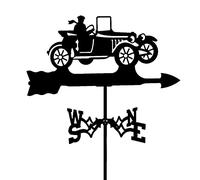 Metal Weather vanes Weathercock,Weathervane Wind Direction Indicator for Garden Decor Roof Outdoor,Measuring Tool Wind Vane Garden Courtyard Outdoor Decoration
