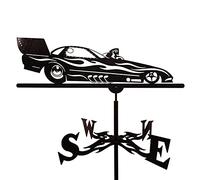 Metal Weather vanes Weathercock,Weathervane Wind Direction Indicator for Garden Decor Roof Outdoor Ornament,Wind Vane Garden Courtyard Decoration
