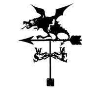 Metal Weather vanes Weathercock,Weathervane Wind Direction Indicator for Garden Decor Roof Outdoor Ornament,Wind Vane Garden Courtyard Decoration