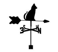 Metal Weathervane Iron Wind Vane For Yard With Mounting Bracket Animal Decoration Wind Vane For Yard Design Wind Direction Indicator East South West North Measuring Tool